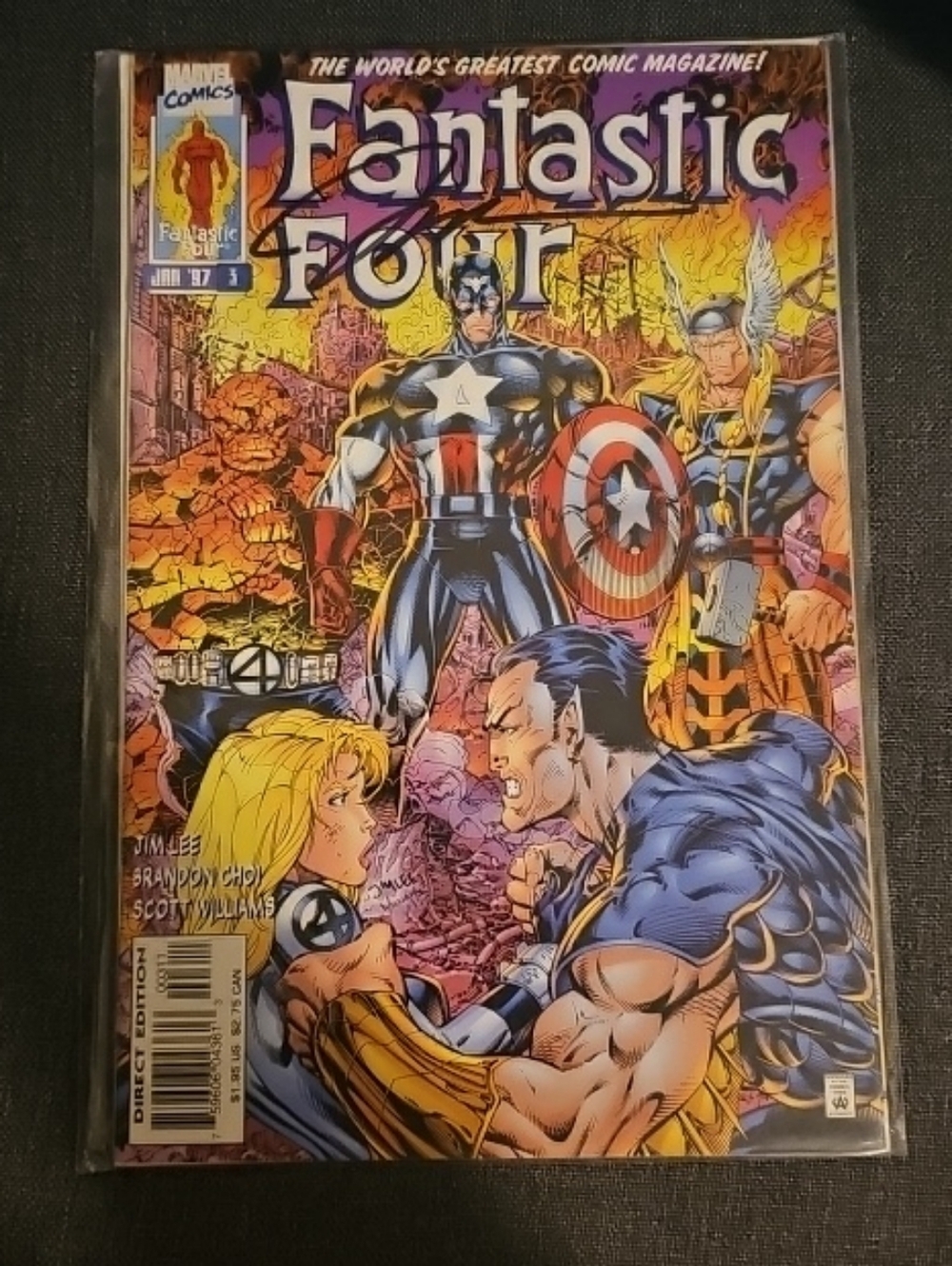 Fantastic Four Comic (SIGNED BY JIM LEE)